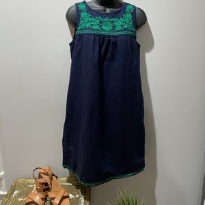 J.Crew Embroidered Sheath Dress, XS